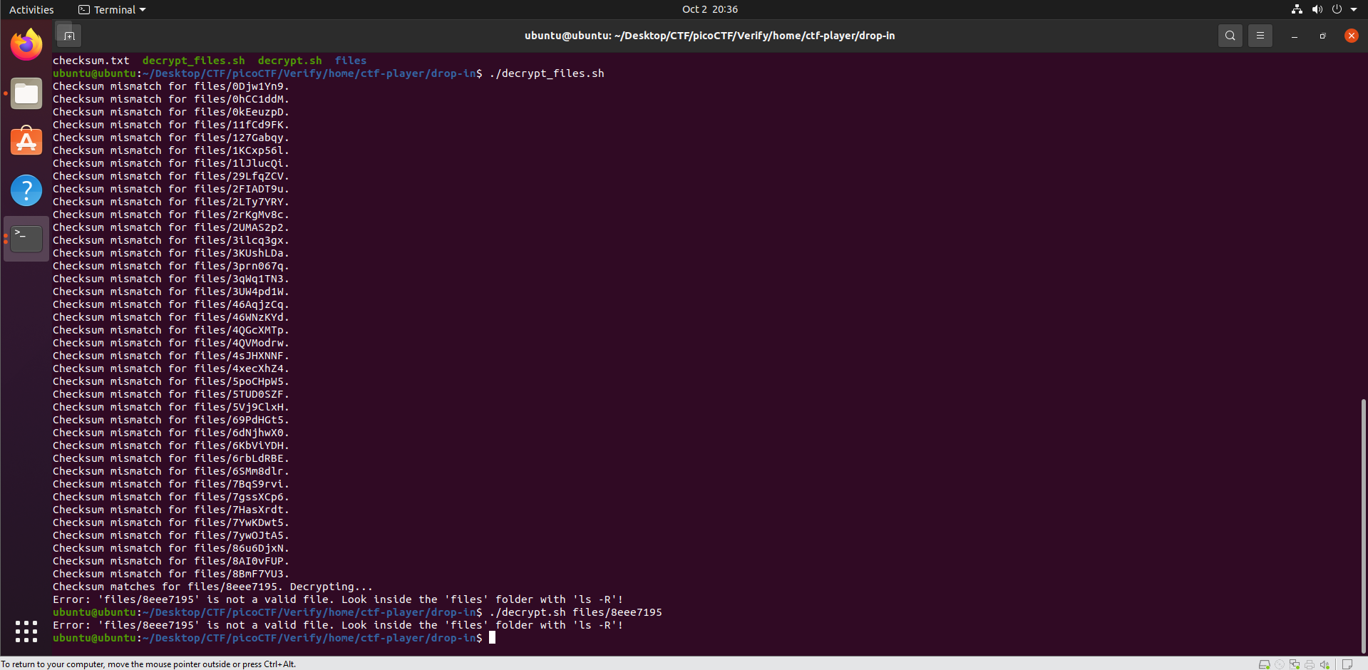 Hash comparison script