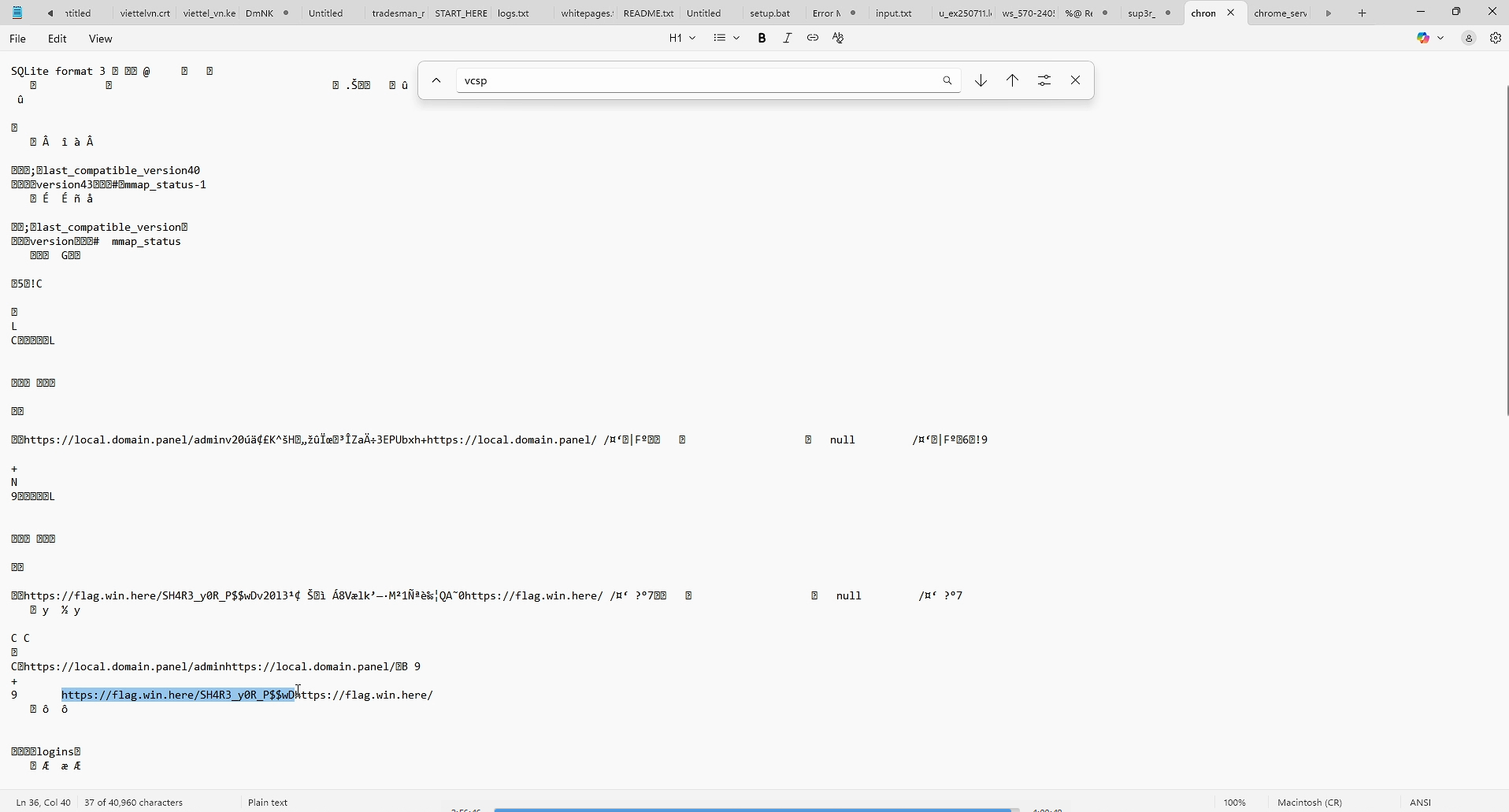 IDA GenPass analysis